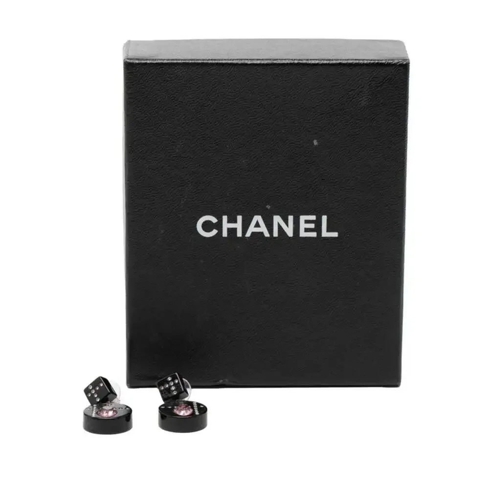 Chanel Cc Logo Heart Earrings Silver- #249985C76B